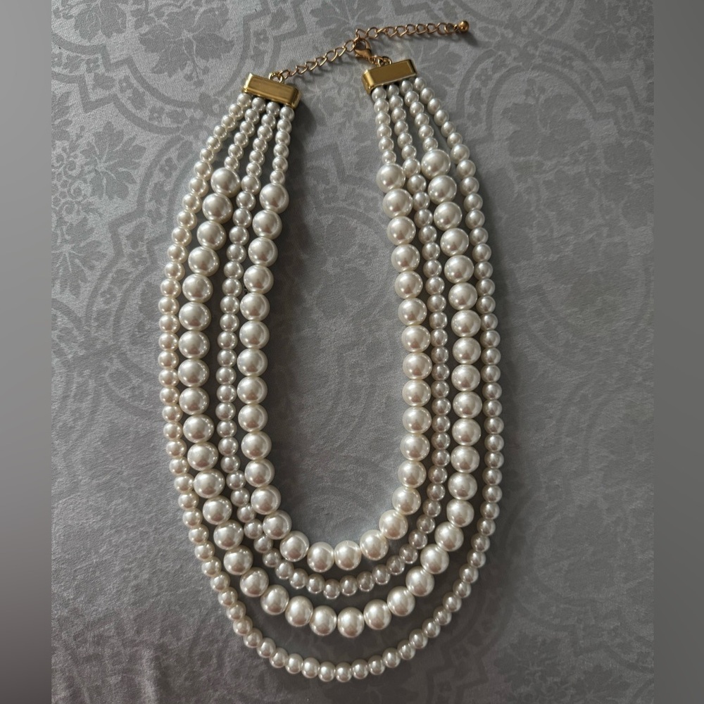 Elegant Pearl Necklace- NWOT